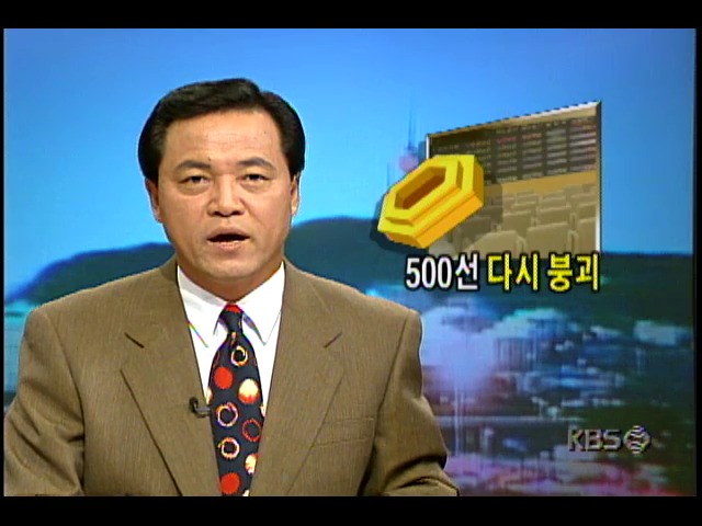 종합주가지수, 다시 500선 붕괴; 원인과 대책