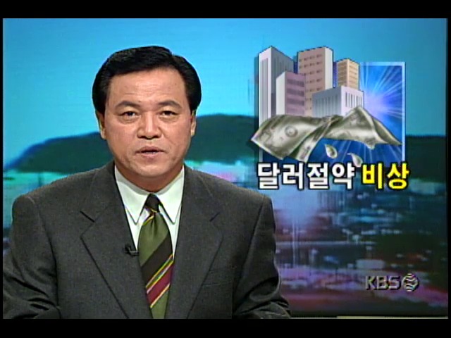 환율폭등; 기업마다 달러절약 비상