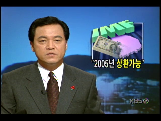 "2005년 상환가능"; IMF진단한 한국금융위기 원인과 극복방안 및 예상결과 분석내용과 김주형 LG경제연구소 연구원 인터뷰