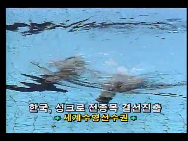 [스포츠 단신] 세계수영선수권대회; 한국 싱크로 전종목 결선진출 외 4건