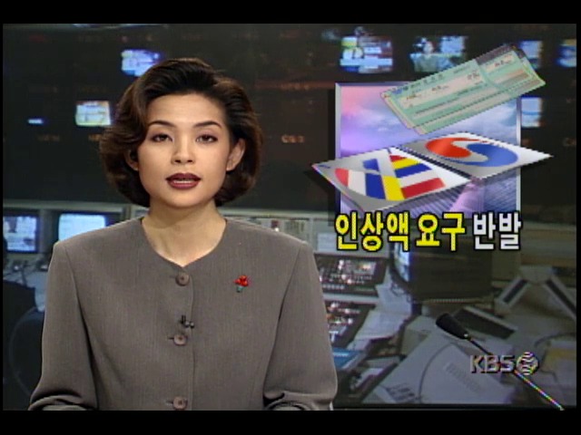 항공사측 국내선 항공요금 인상액 요구, 이용자들 반발