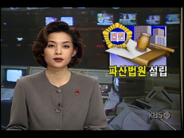 부실기업 정리사건 전담할 파산법원 설립
