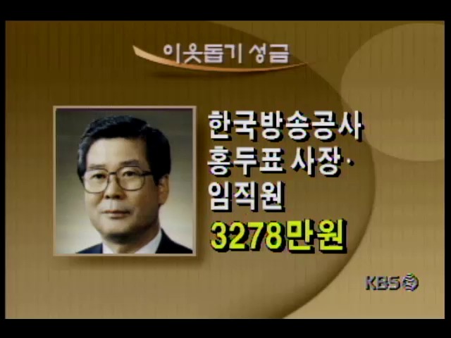 이웃돕기 성금