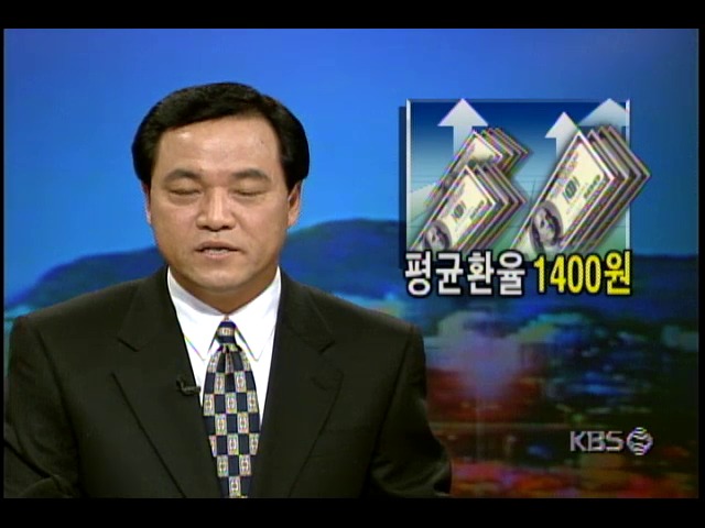 평균환율 1400원