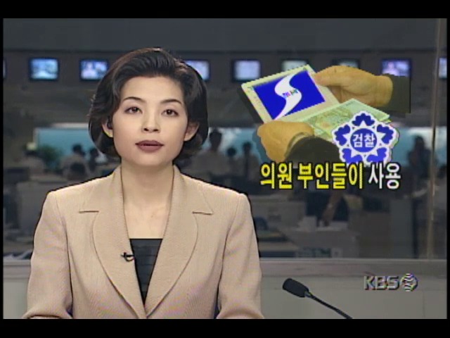 의원부인들이 사용