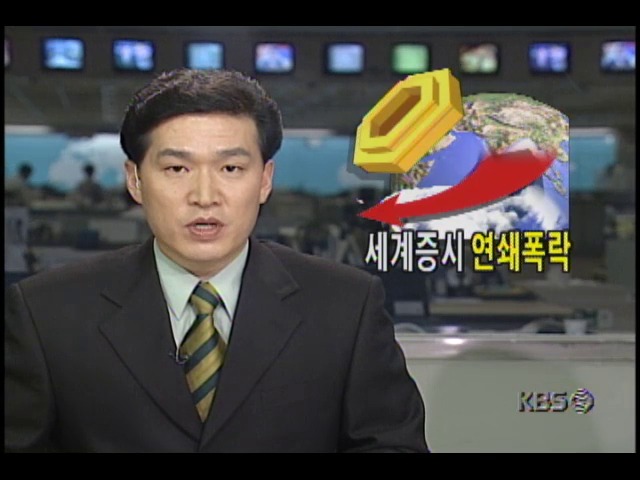 세계증시 연쇄폭락