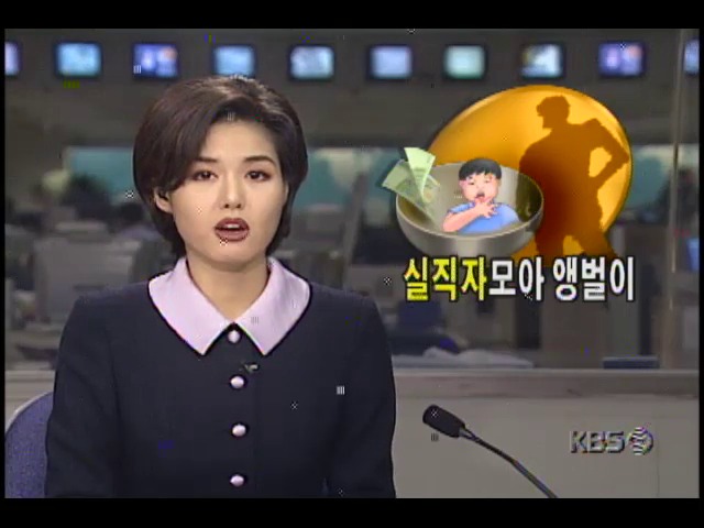 기업형 앵벌이 조직 적발