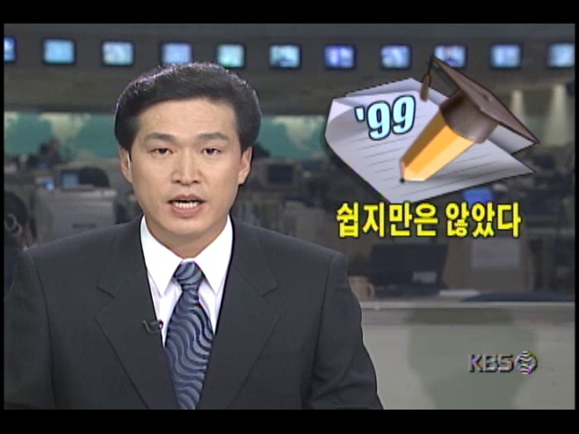  [99학년도 대학수학능력시험] 쉽지만은 않았다