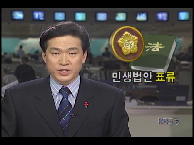 정기국회 민생 법안 표류