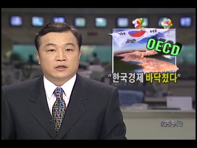 OECD 한국경제조사단, 한국경제 바닥치고 회복세 접어들었다 판단 