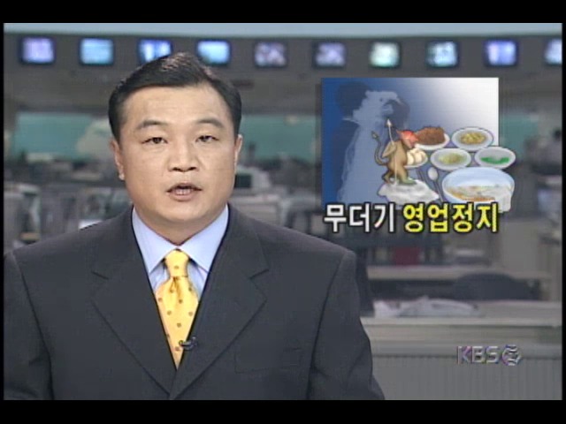 결혼식장 주변 대형 음식점들, 음식물 위생상태 불량