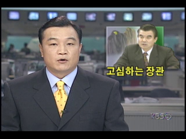 고급옷 로비 의혹사건; 고심하는 김태정 법무부장관