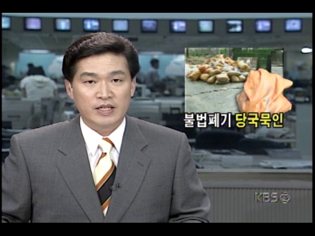 서울 하천변, 불법 가축폐기물 처리사업 당국 묵인