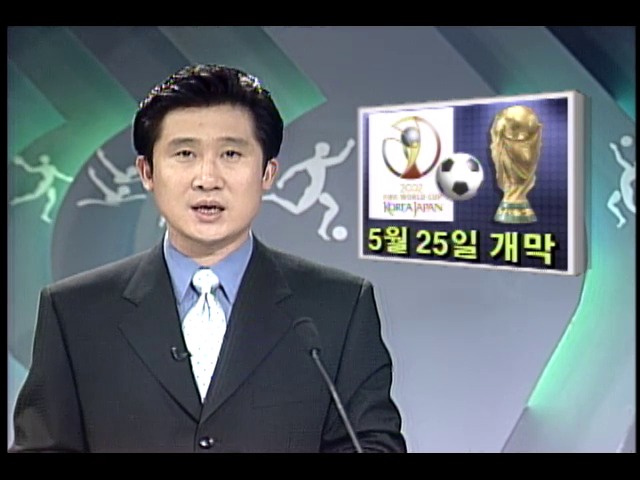 2002년월드컵, 5월 25일 개막