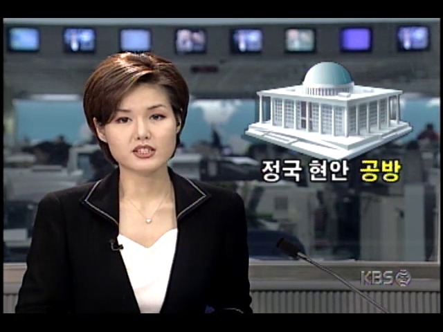 여당.야당, 내각제-방송법 등 정국현안 두고 공방