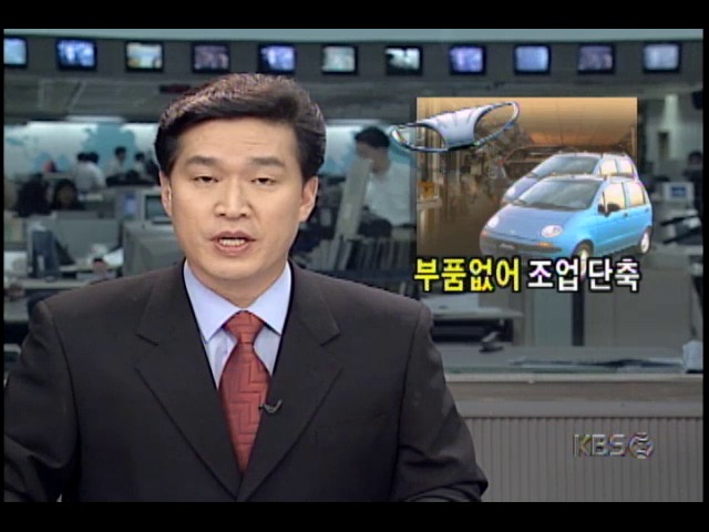 대우 국민차 창원공장, 가동중단 위기