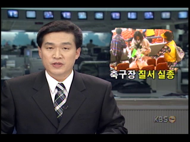 축구장, 관람질서 실종