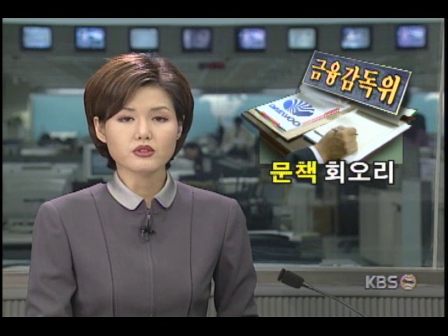 정부, 금융시장 안정되는 대로 금융기관에 대우관련 민.형사상 책임추궁 방침