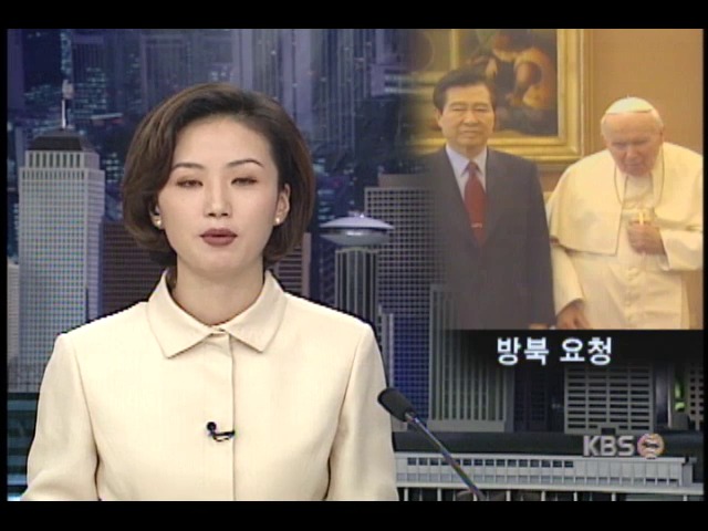 김대중 대통령 유럽순방, 교황요한 바오로 2세에게 방북 공식요청