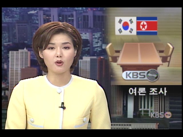 남북 정상회담 KBS여론조사 