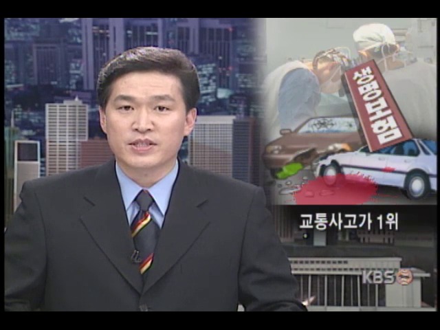 생보사, 교통사고 사망 통계 1위 