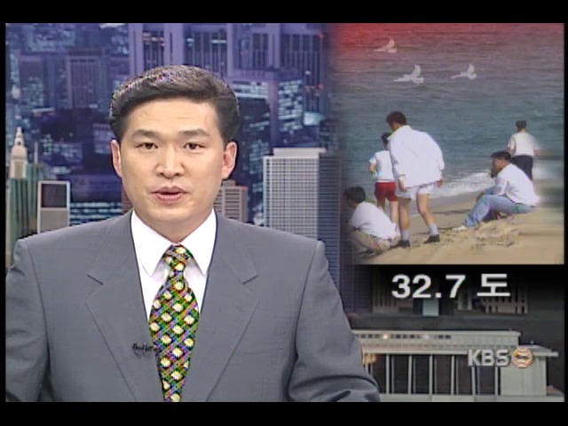 강릉 낮 최고기온 32.7도 