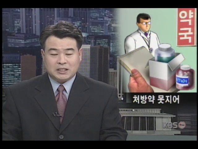 처방전 대로 약구하기 어려워 