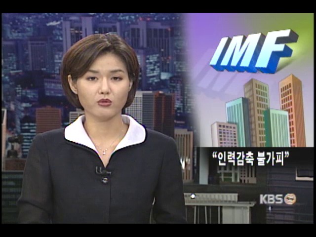 IMF소장, 인력감축없이 구조조정 불가 