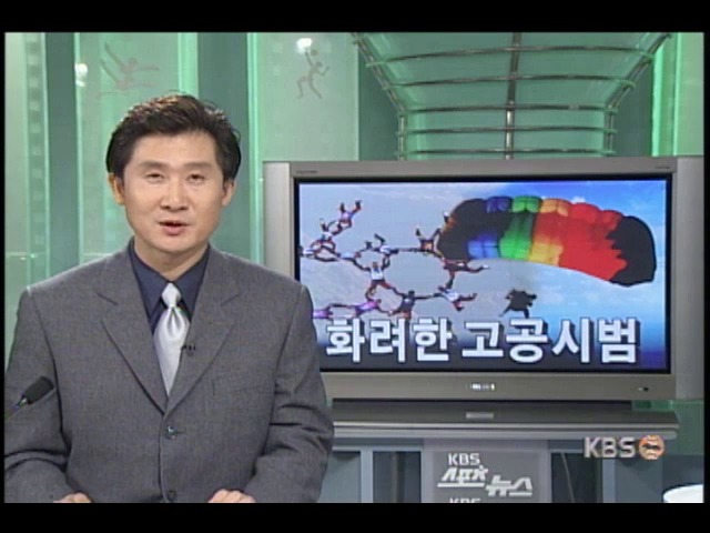 화려한 고공시범 