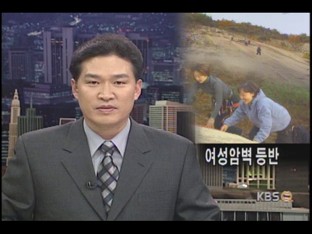우리는 아줌마 암벽등반대 
