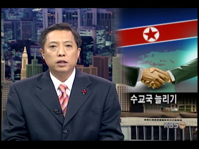 수교국 늘리기 