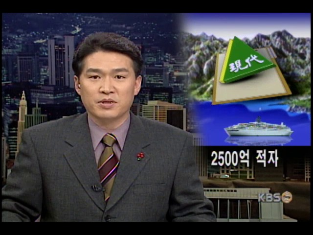 현대 금강산 관광 사업 중대 위기 