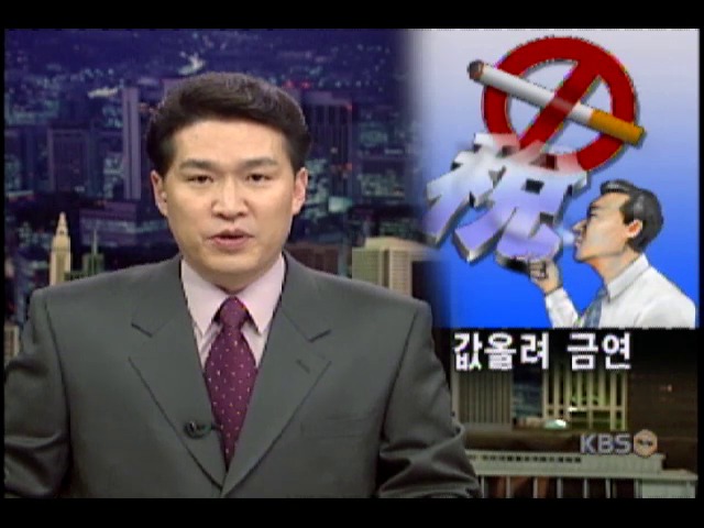 세금 올려 금연 유도한다 