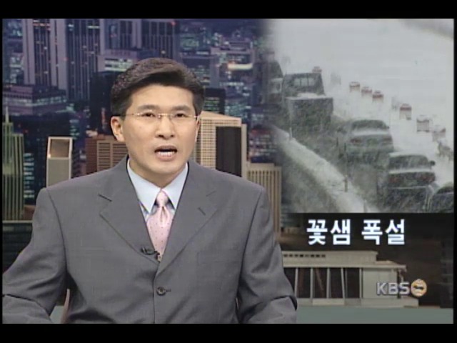 영동 산간에 폭설 산간도로 통제 