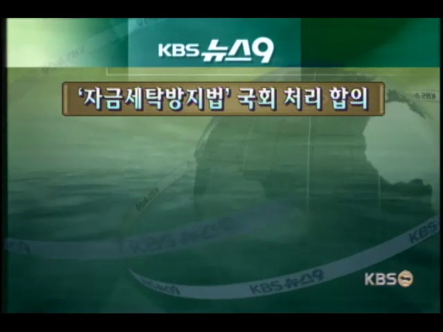 자금세탁 방지법 국회 처리 미뤄 