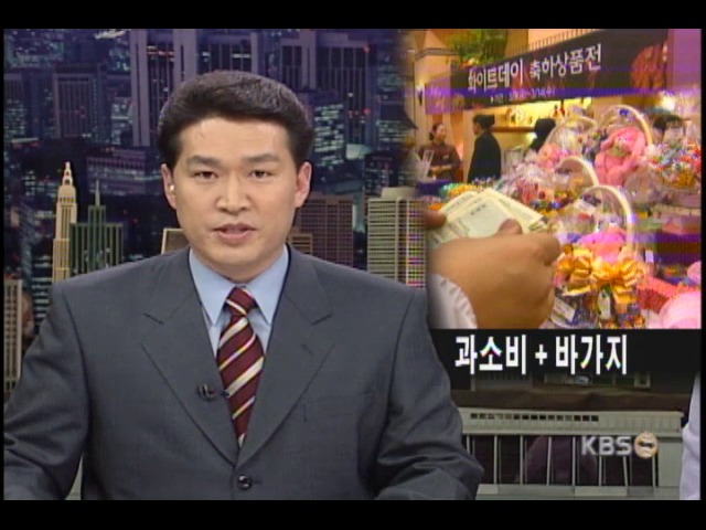 화이트 데이, 과소비 상혼 극성 