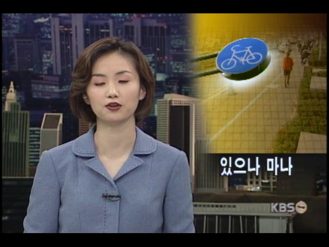 서울 자전거 도로는 무용지물 