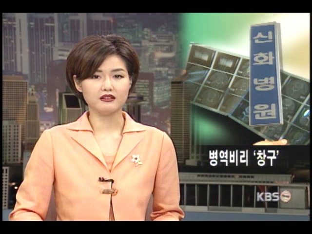 신화병원, 박노항 원사 범죄의 창구 