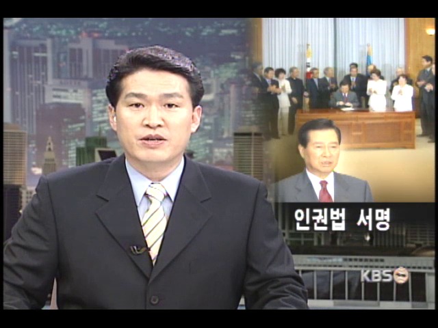김대중 대통령, 사회 경제적 인권향상 