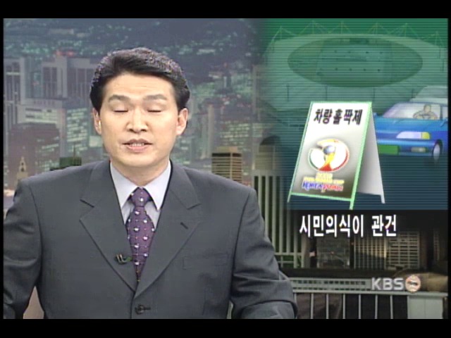 월드컵 성공의 열쇠, 차량 홀짝제 