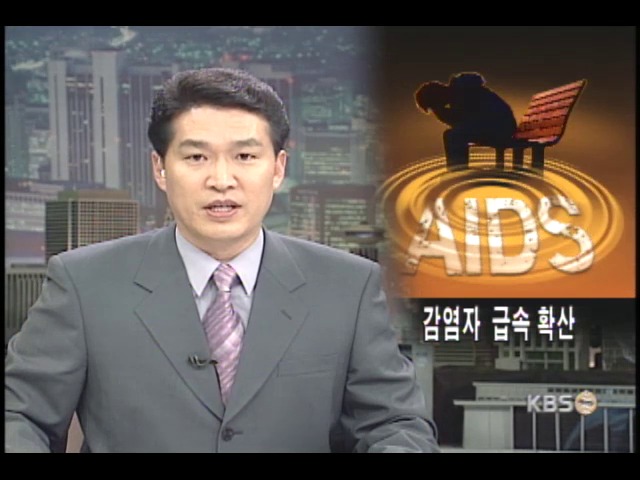 AIDS 감염환자 급속 확산 검사기피 심각 