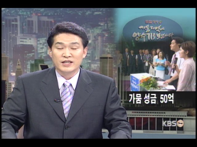 KBS 2차 성금모금 생방송 