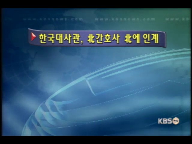 한국대사관, 北간호사 北에 인계