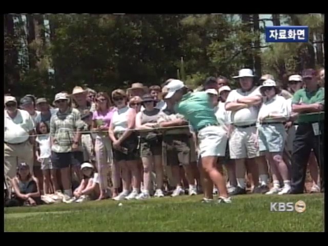 LPGA 김미현.박세리.박지은 1,2,3위 