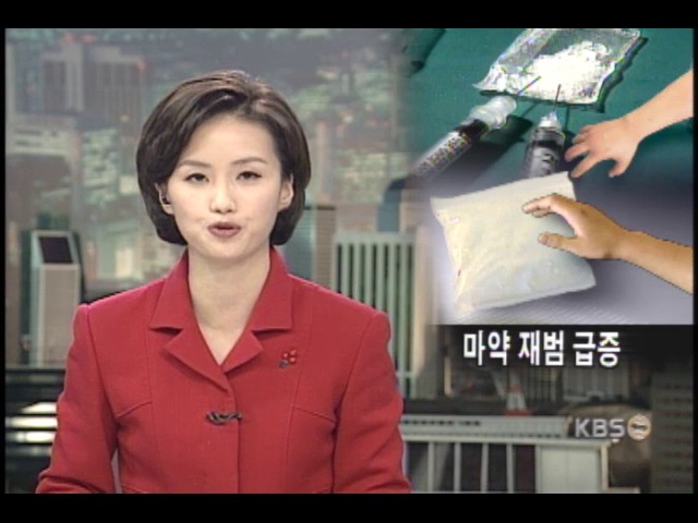 마약사범 재범률 가파른 상승 