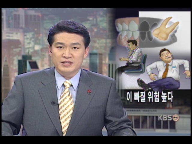 흡연자, 이 빠질 위험 높다 