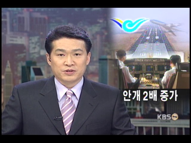 인천공항 건설 후 안개 더 낀다 