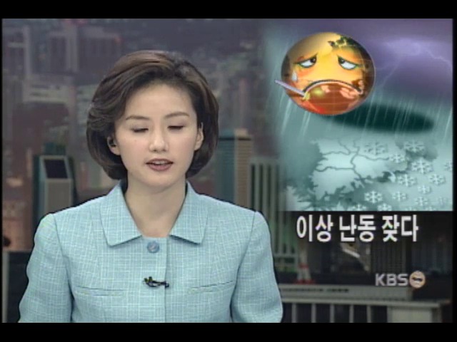 올 겨울도 이상 난동 