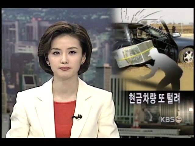 공기총 강도 농협차량서 7억 강탈 