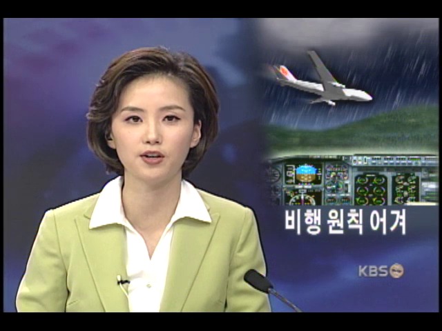 사고 여객기, 시계 비행 원칙 어겨 